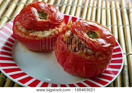 Middle East   Tomato Stuffed