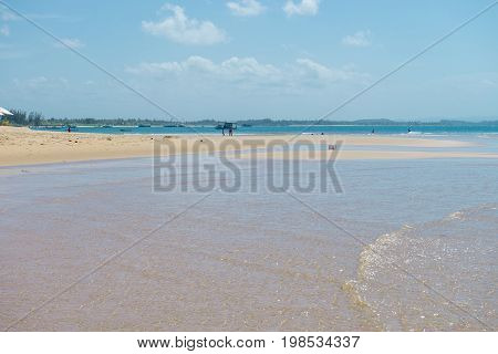 Natural Pools In Peninsula De Marau Bahia