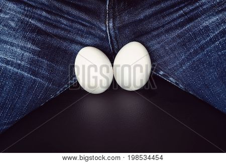 Symbol Of Man's Balls