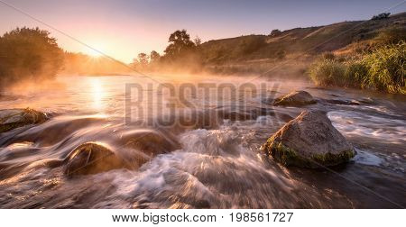 Golden River Morning