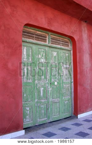 Cancello verde