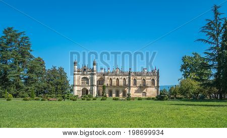 Dadiani Palace Located Inside A Park In Zugdidi, Georgia