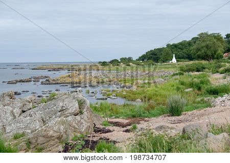 svaneke at the Island of Bornholm in denmark