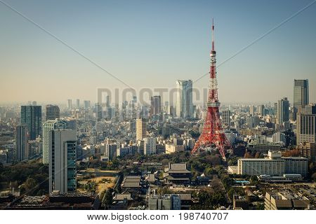 Aerial View Of Tokyo, Japan