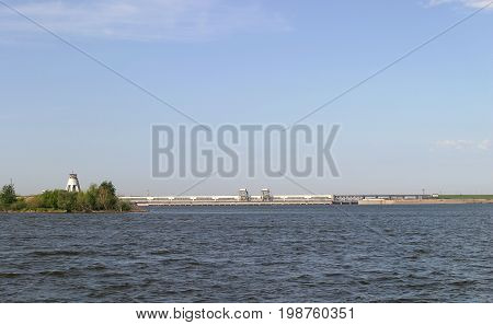 Summer River Landscape