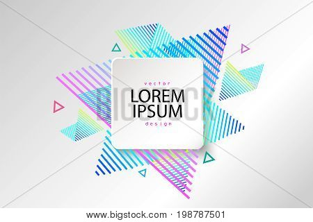 Vector Of Abstract Geometric Pattern And Background