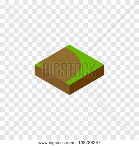 Rotation Vector Element Can Be Used For Rotation, Turning, Road Design Concept.  Isolated Turning Isometric.