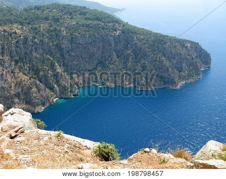 butterfly valley high view canyon fethiye turkey