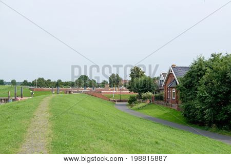 the village of ditzum in east frisia