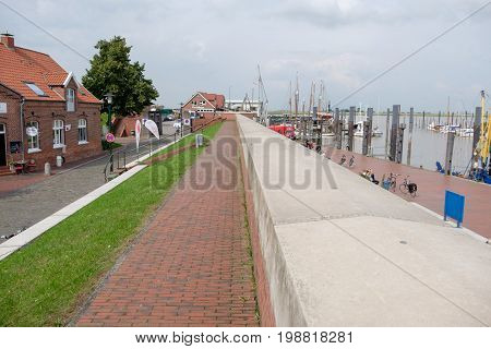 the village of ditzum in east frisia