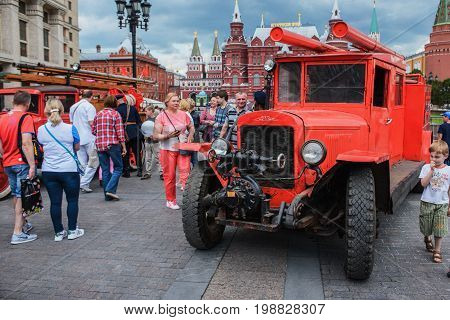 International Festival- Fire Truck At The Manege Square