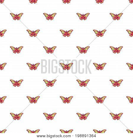 Butterfly archippus sangaris pattern in cartoon style. Seamless pattern vector illustration