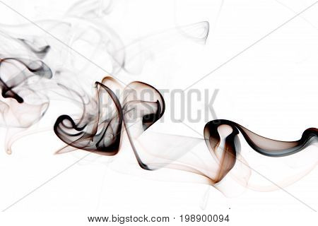 Smoke background / Smoke is a collection of airborne solid and liquid particulates and gases emitted when a material undergoes combustion or pyrolysis