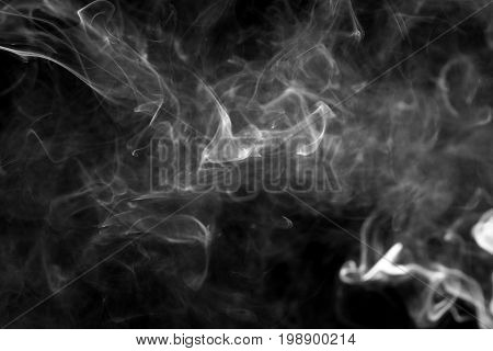 Smoke background / Smoke is a collection of airborne solid and liquid particulates and gases emitted when a material undergoes combustion or pyrolysis