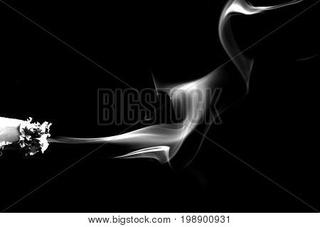 Smoke is a collection of airborne solid and liquid particulates and gases emitted when a material undergoes combustion or pyrolysis