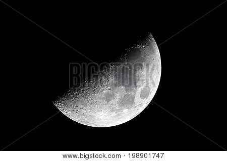 Half Moon background / Half Moon refers to the two lunar phases commonly known as first quarter and last quarter.