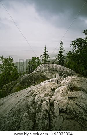 A Beautiful Panorama Of Lake And Forest From Koli National Park Peaks