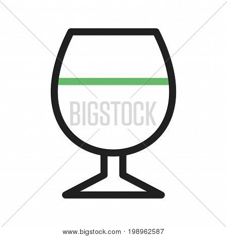 Sherry, glass, drink icon vector image. Can also be used for Cafe and Bar. Suitable for mobile apps, web apps and print media.
