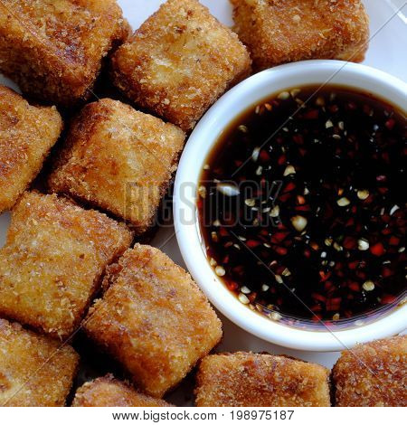 Vegetarian Food, Fried Tofu