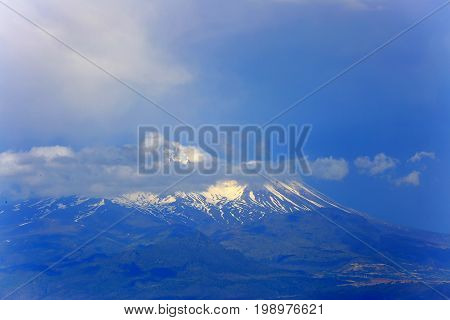 Mount Erciyes (Turkish: Erciyes Dağı), also known as Argaeus, is a volcano in Turkey. It is a large stratovolcano