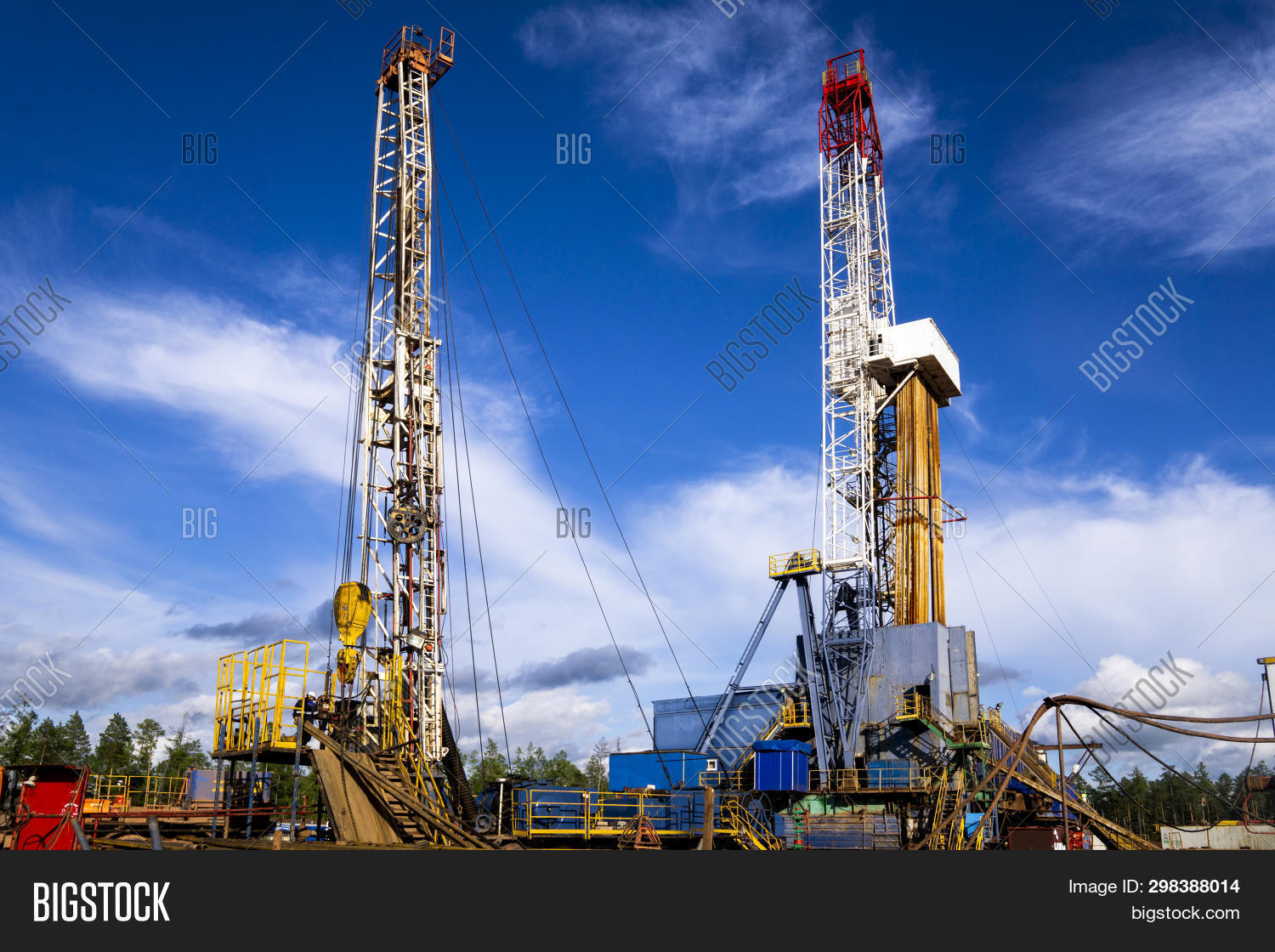 Oil Gas Drilling Rig Image & Photo (Free Trial) Bigstock