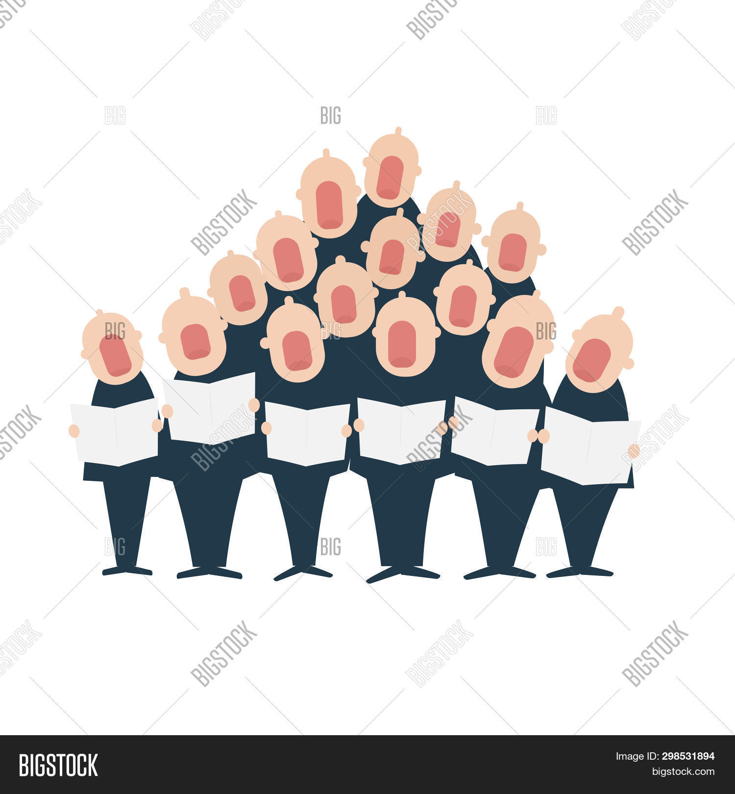 Male Chorus Action. Image & Photo (Free Trial) Bigstock