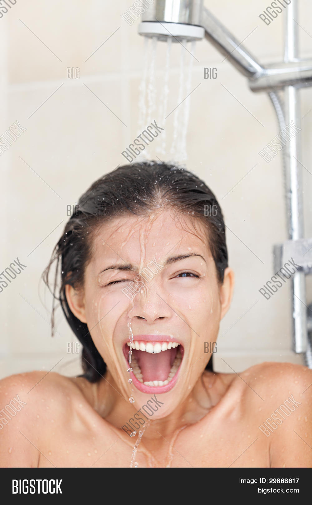Cold Shower Woman Image & Photo (Free Trial) Bigstock