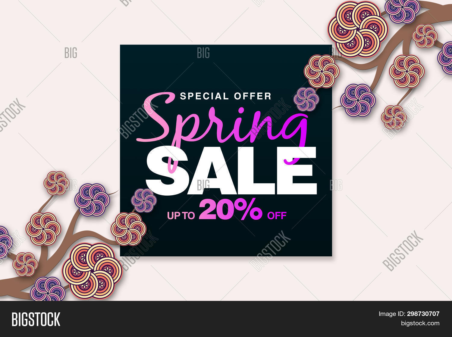 Spring Sale Image Photo Free Trial Bigstock