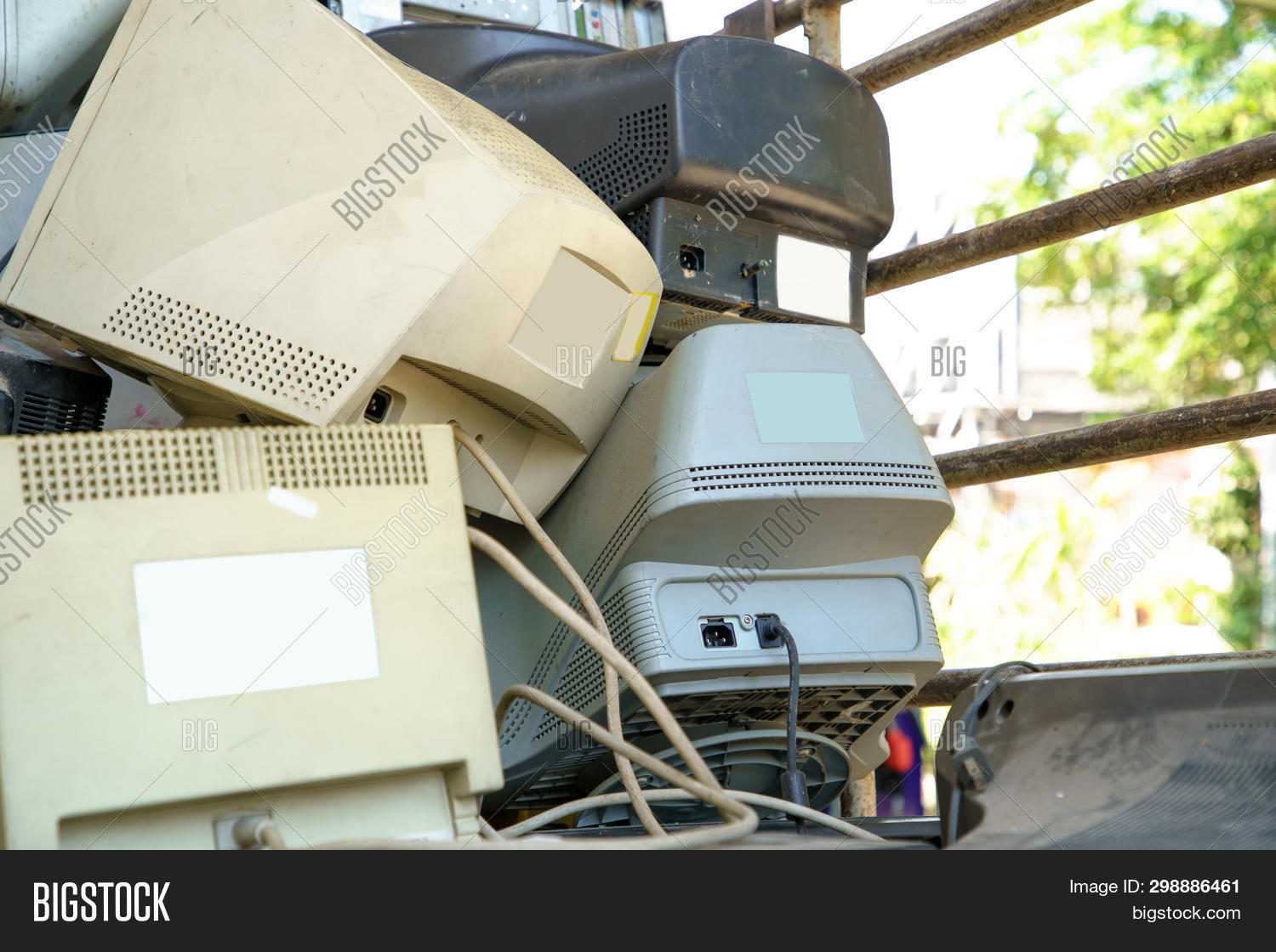 Electronic Waste Stack Image & Photo (Free Trial) | Bigstock