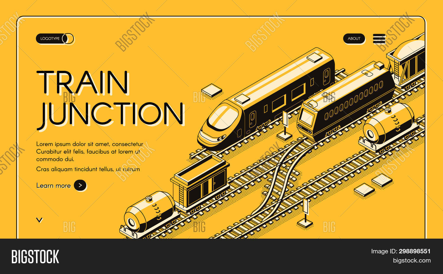 Train Junction, Image & Photo (Free Trial) Bigstock