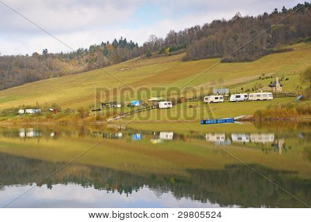 Solina Lake, Bieszczady, Polsko