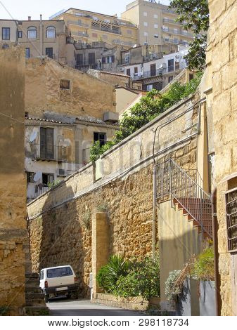 City View Of Agrigento Located In Sicily, Italy