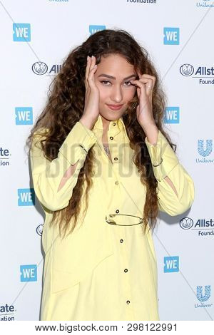 LOS ANGELES - APR 25:  Skylar Stecker at the WE Day California at The Forum on April 25, 2019 in Los Angeles, CA