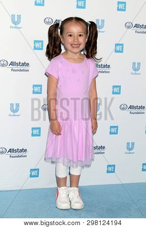 LOS ANGELES - APR 25:  Brielle Milla at the WE Day California at The Forum on April 25, 2019 in Los Angeles, CA