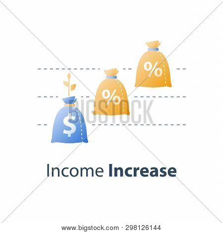 Revenue Growth, Value Increase, Financial Fund Performance Report, More Money, High Interest Rate, S