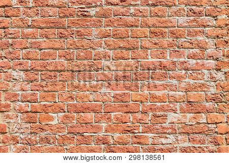 Brick Wall Of Architecture For Background, Noritake In Japan