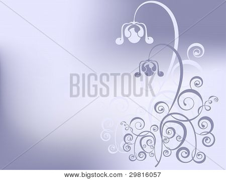 Backgraund Whith viola fiore