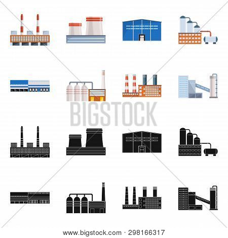 Vector Design Of Production And Structure Symbol. Set Of Production And Technology Vector Icon For S