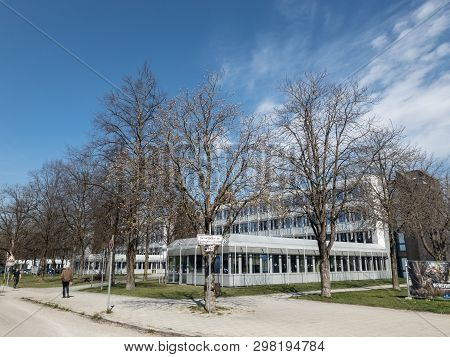 Munich, Germany, April 04, 2019: Bwi Gmbh Headquarter Of Munich, Also The Headquarter Of The Germany