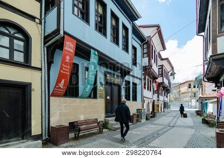 Kutahya/turkey, April 08,2019: 19th Century Kutahya Houses, Which Are The Examples Of Civil Architec