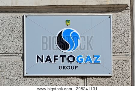Kiev, Ukraine - Feb 21: New Rebranded Naftohaz Ghroup (formely Naftohaz Of Ukraine Aka Oil And Gas O
