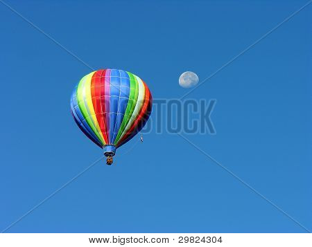 Rainbow Hot Air Balloon