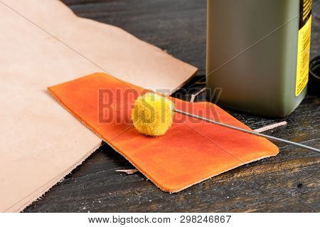 Dyeing The Leather