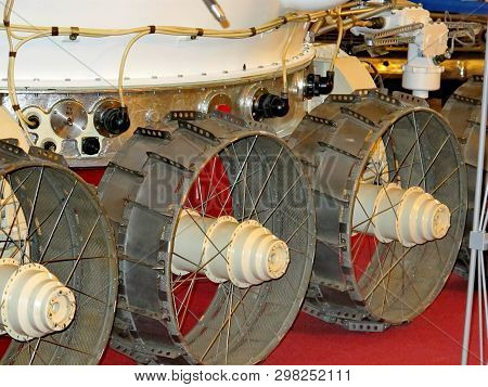 St. Petersburg, Russia-04/12/2019: Lunokhod-1 (ussr). The First Rover In The World, Successfully Wor