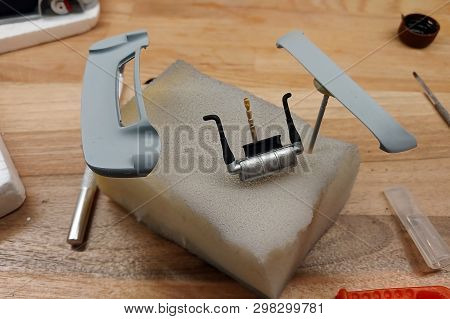 Modeling Scale Models. Paint Spoiler, Trunk Lid And Muffler.
