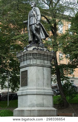 Vladivostok, Russia-september 12, 2018: Lazo Monument In The City Park.