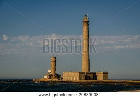 Gatteville lighthouse is the second highest in France, it is located at the tip of Barfleur, Normandy;