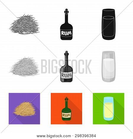 Vector Illustration Of Farm And Agriculture  Icon. Set Of Farm And Technology Vector Icon For Stock.