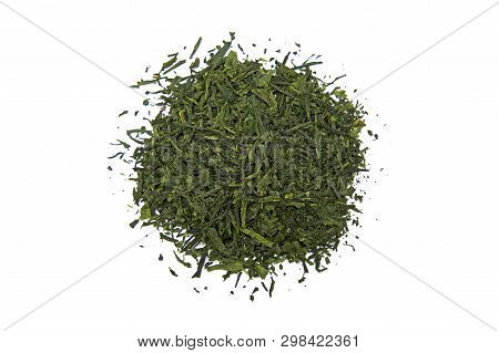Japan Bancha Arashiyama Green Tea Isolated On White Background