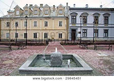 Town square i Sanok